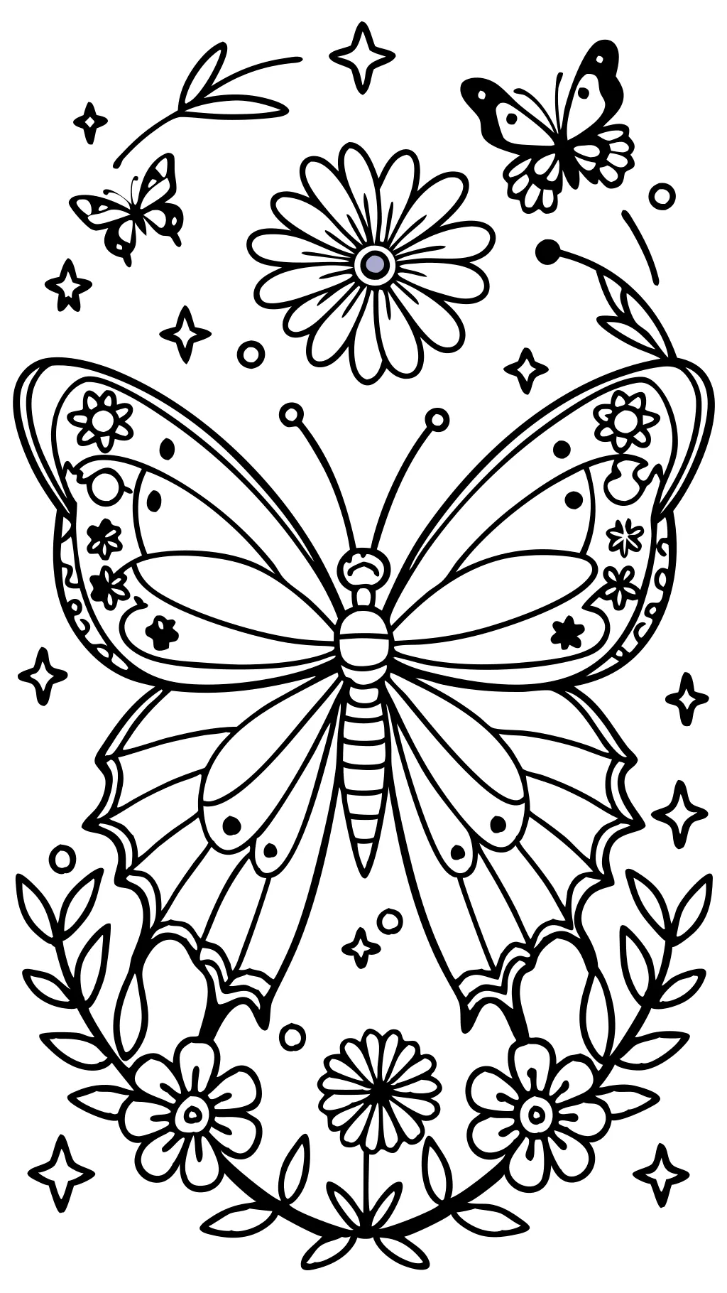 coloring pages butterflies